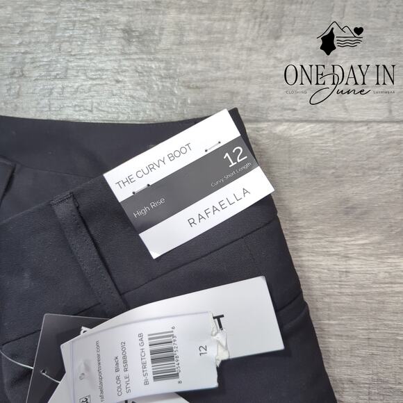 Rafaella The Curvy Boot High Rise Pants Size 12 - Picture 2 of 6